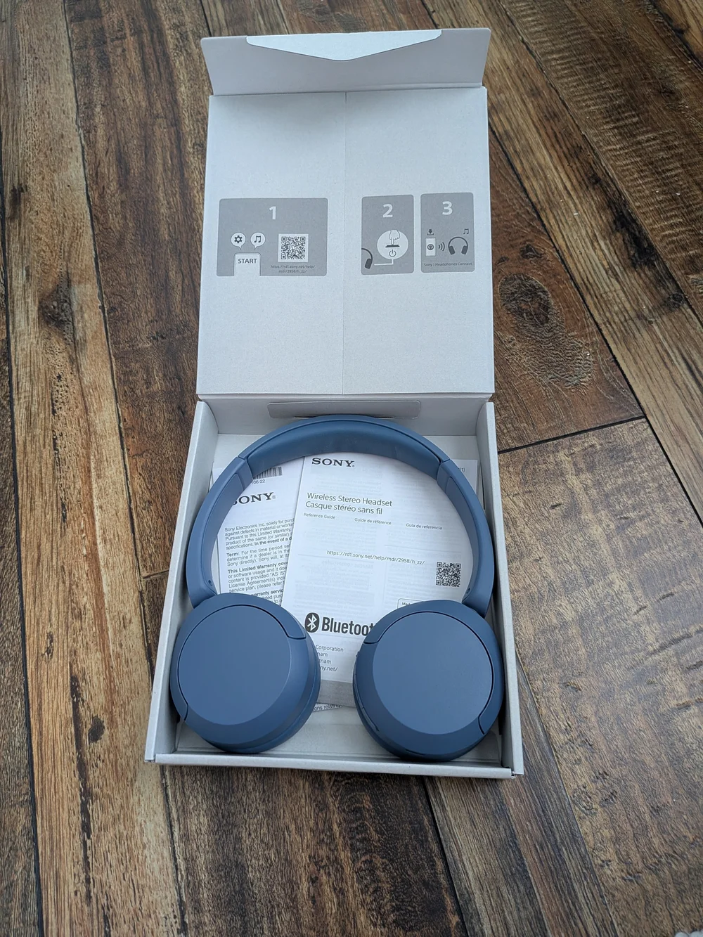 Sony WH-CH520 Wireless Headphones - Blue